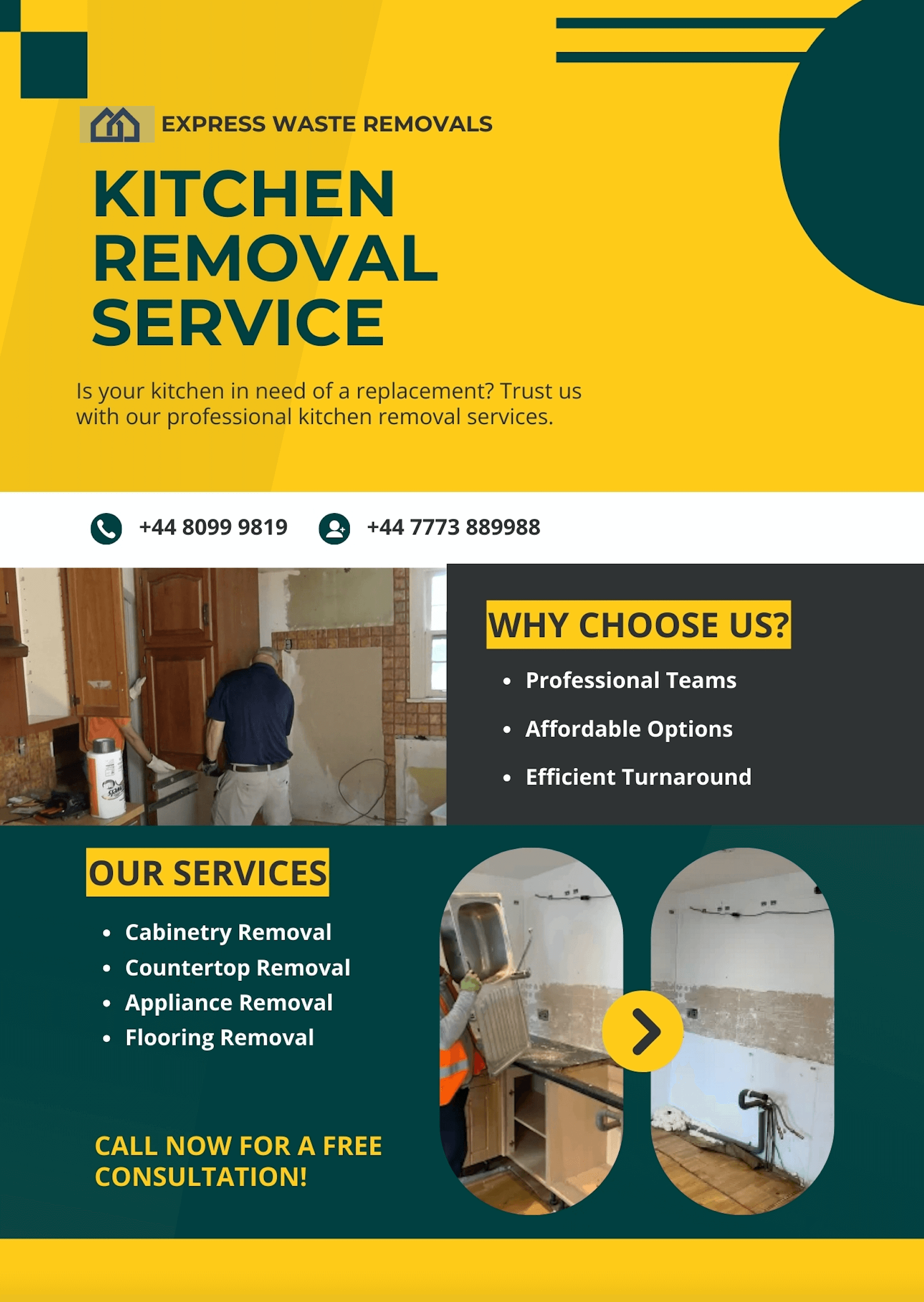 Professional kitchen removal service Professional kitchen removal service