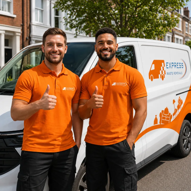 Eco-friendly waste clearance team