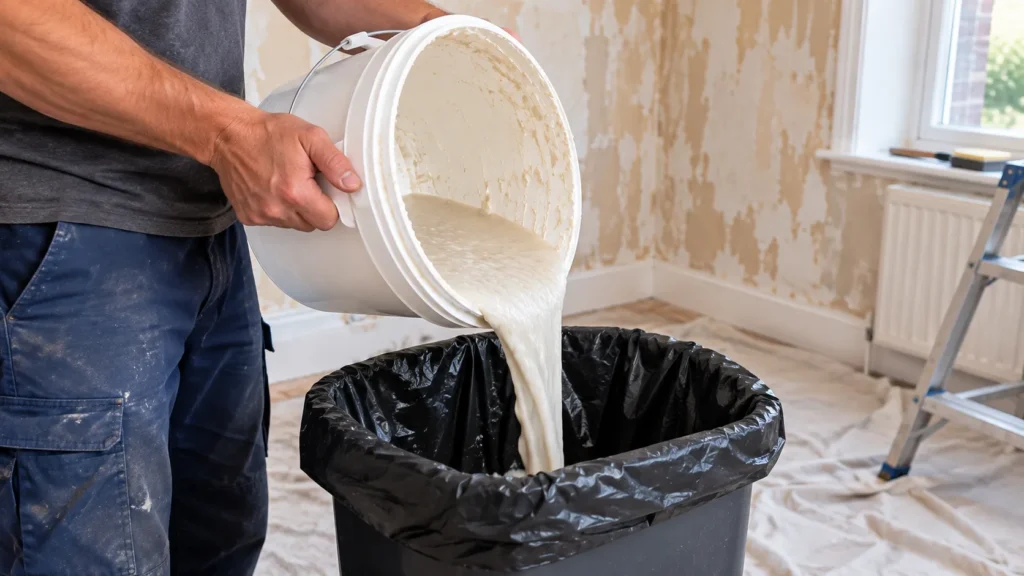 How to Dispose of Wallpaper Paste Safely in the UK